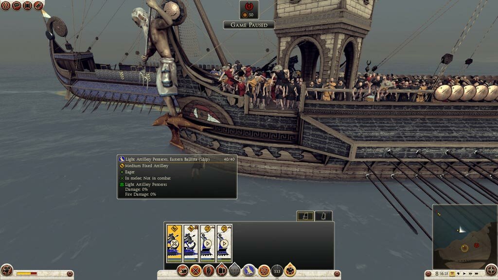 Руководство для новичка Total War: Rome 2. Морские сражения